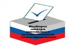 Выборы лидера школьного самоуправления