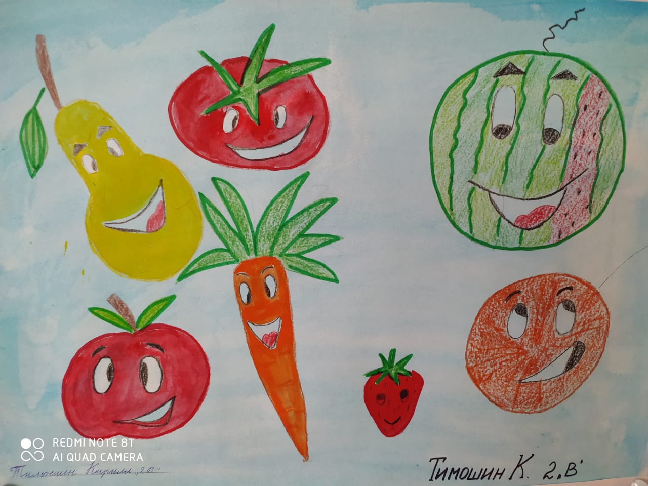 Конкурс рисунков «Здоровая  еда – полезна всегда»